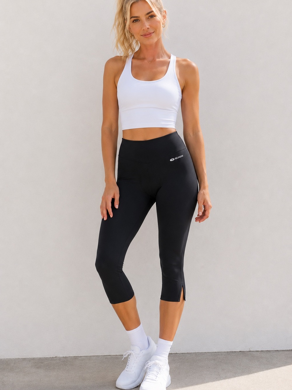 Sugoi Lucky Knicker Cycling Pants Medium | Padded Bike Capris | Cycling Tights